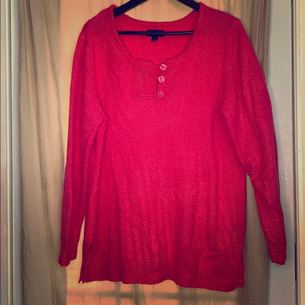 Hot pink sweater